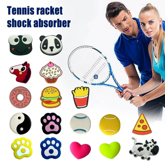 FurNest Tennis Racket Shock Absorber Tennis Dampener Vibration Dampeners !ъ H8