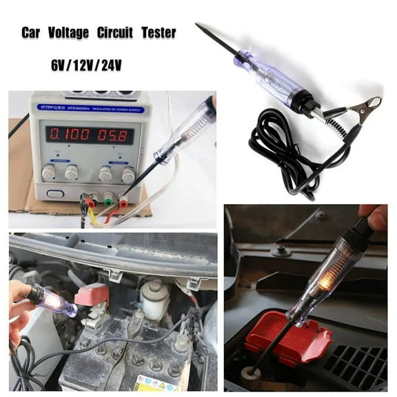 FurNest Test Light Car Circuit Tester Probe 12V 6V Voltage Continuity Teste