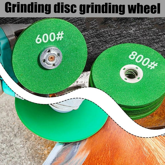 FurNest -Thin Diamond Cutting Disc Set, Rock Slab Grinding and Glass Cutting Discs, Porous Ceramic, Tile, Jade, Crystal, and Wine Bottle Grinder Blades, 100-2000#