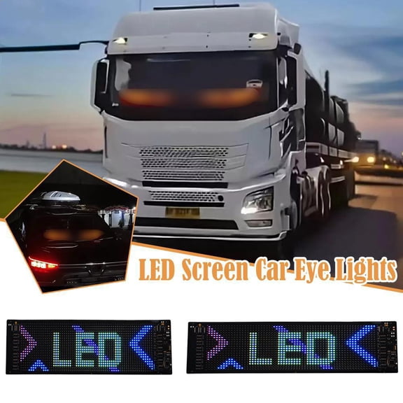 FurNest Truck specific Devil's Eye LED Screen Car Eye Light Truck Dynamic LED Lig
