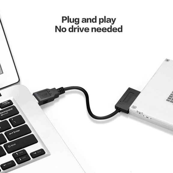 FurNest USB 2.0 to Slimline SATA 76 13pin Laptop * DVD Optical J9K Adapte