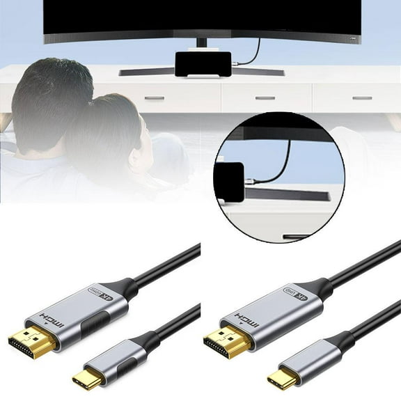 FurNest USB C to HDMI Cable,Type C to HDMI Cable for Home Offic