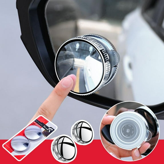 FurNest Upgraded Car Blind Spot Rear View Mirror Wide Angle Adjustable G6Z8 L9