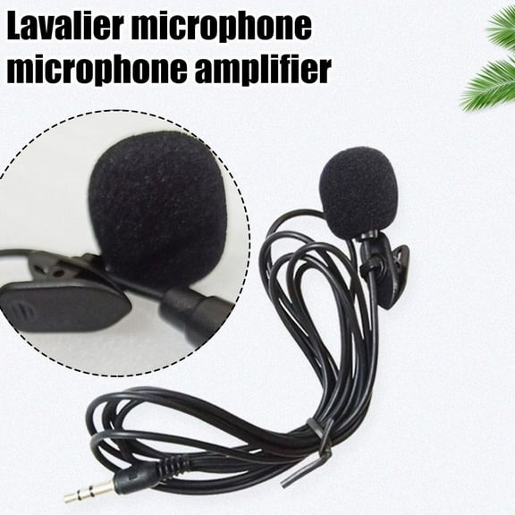 FurNest Wired Mini Lavalier Microphone 3.5mm Jack For Computer, Loudspeaker 1.