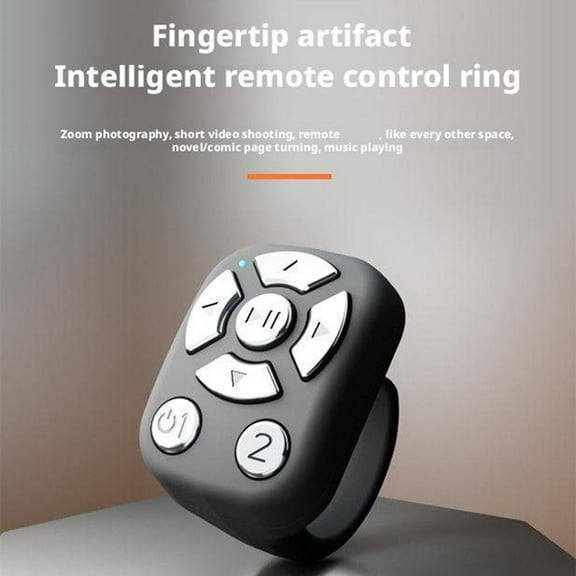 FurNest Wireless Scrolling for Fingertip Bluetooth Controller with Camera Shutter, Remote Control Bluetooth Page Turner for Phone Pad, Short Video and Music Remote Controller for /An