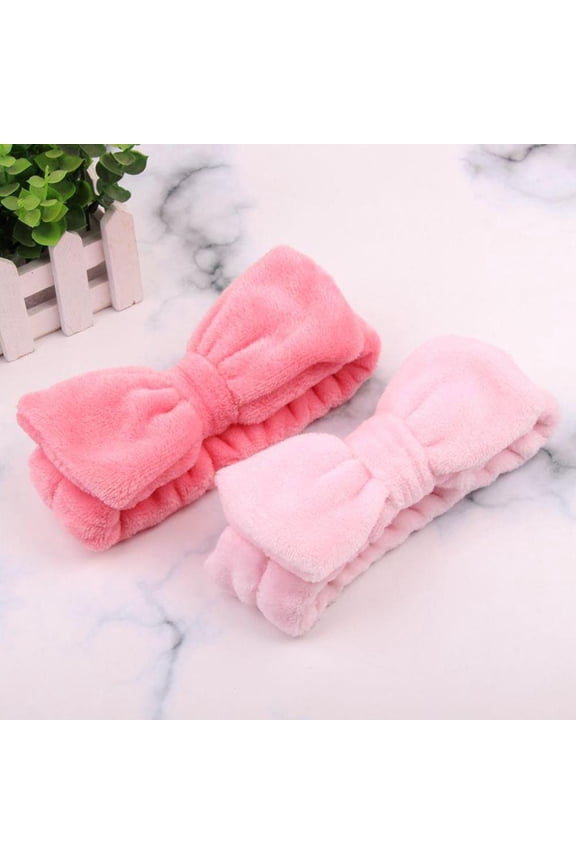 Women Bow Headbands Coral Fleece Makeup Wash Face Turban Head Hairbands Head Accessories Girls Band Hair Towel headband,headband headband skincare women,face women,headband women,bow wome