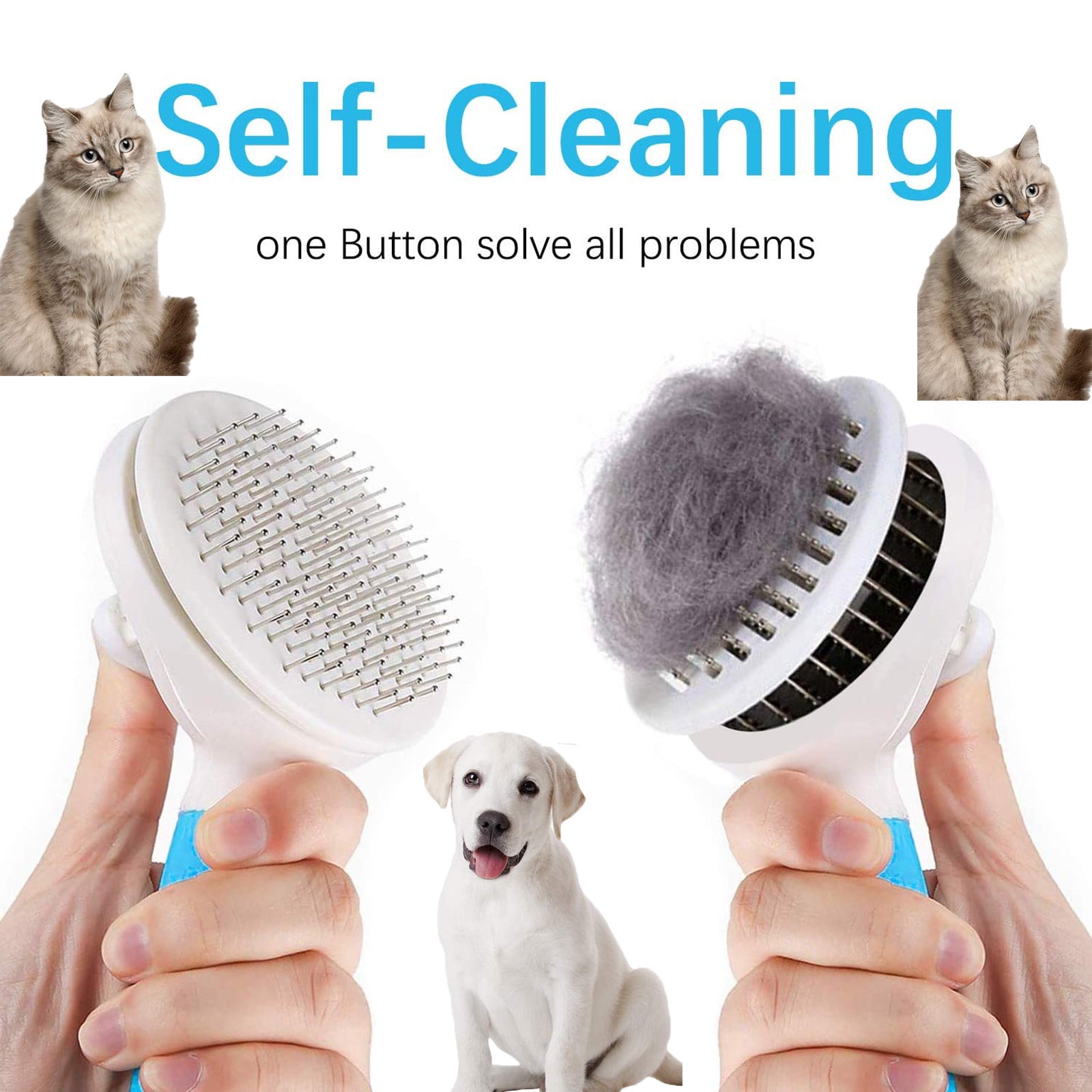 Disposable Cat Brush Shedding Reference: Furpet Pet Cleaning Brush Cat Brush And Dog Brush With