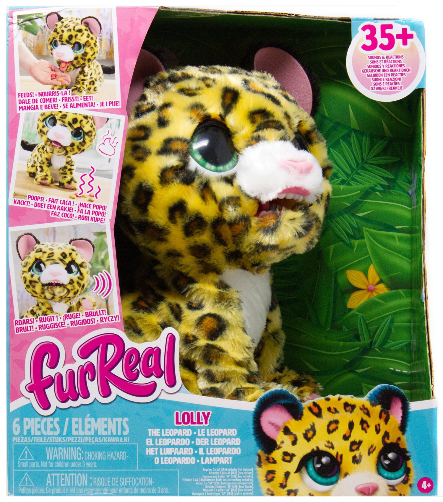 Hasbro FurReal Lil' Wilds Lolly the Leopard Interactive Toy
