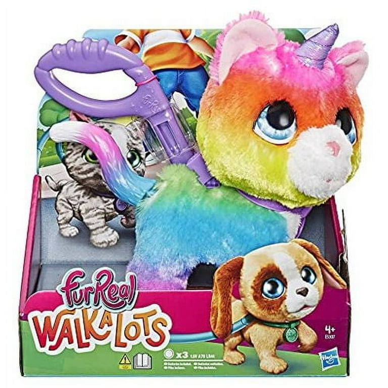 FurReal Friends Toy: FRR Walkalots Big Wags Unicorn Cat - Walmart.com