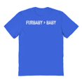thumbnail image 1 of Furbaby Baby Humor Graphic Royal Men's Cotton T-Shirt, 1 of 1