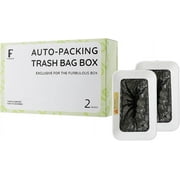 Furbulous Odor-Free Self Cleaning and Packing Automatic Cat Litter Box with Self-Pack, Refill System, Trash Bags, Extra Large Space for 3.3-22 lbs Cats