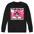 thumbnail image 1 of Furby - Cute Outside Chaos Inside - Men's Crew Fleece Sweatshirt, 1 of 5