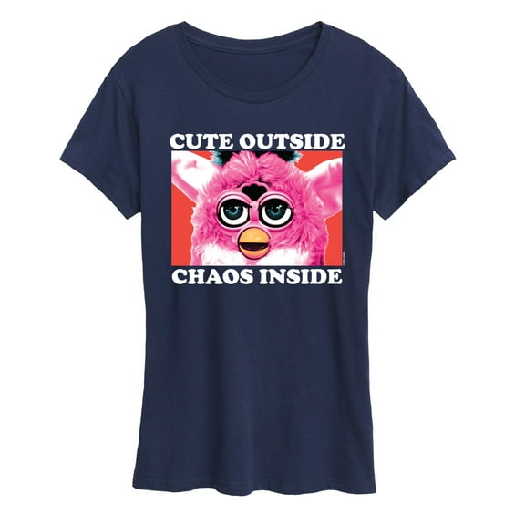 Furby - Cute Outside Chaos Inside - Women's Short Sleeve Graphic T-Shirt