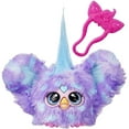 thumbnail image 1 of Furby Furblets Groo-Vee Mini Electronic Plush Toy for Girls & Boys, School Backpack Charms, 6+, 1 of 8