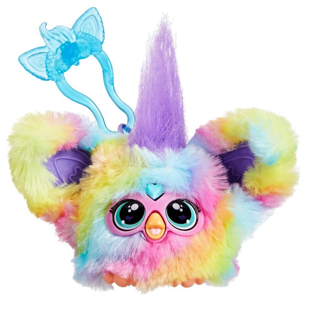 Furby Furblets Ray-Vee Mini Friend, 45+ Sounds, Electronica Music & Furbish  Phrases, Electronic Plush Toys, Rainbow, Kids Easter Basket Stuffers or