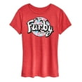 thumbnail image 1 of Furby - Furby Logo Circle - Women's Short Sleeve Graphic T-Shirt, 1 of 5