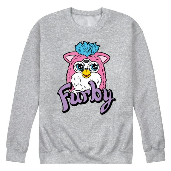 Furby - Furby With Logo - Men's Crew Fleece Sweatshirt