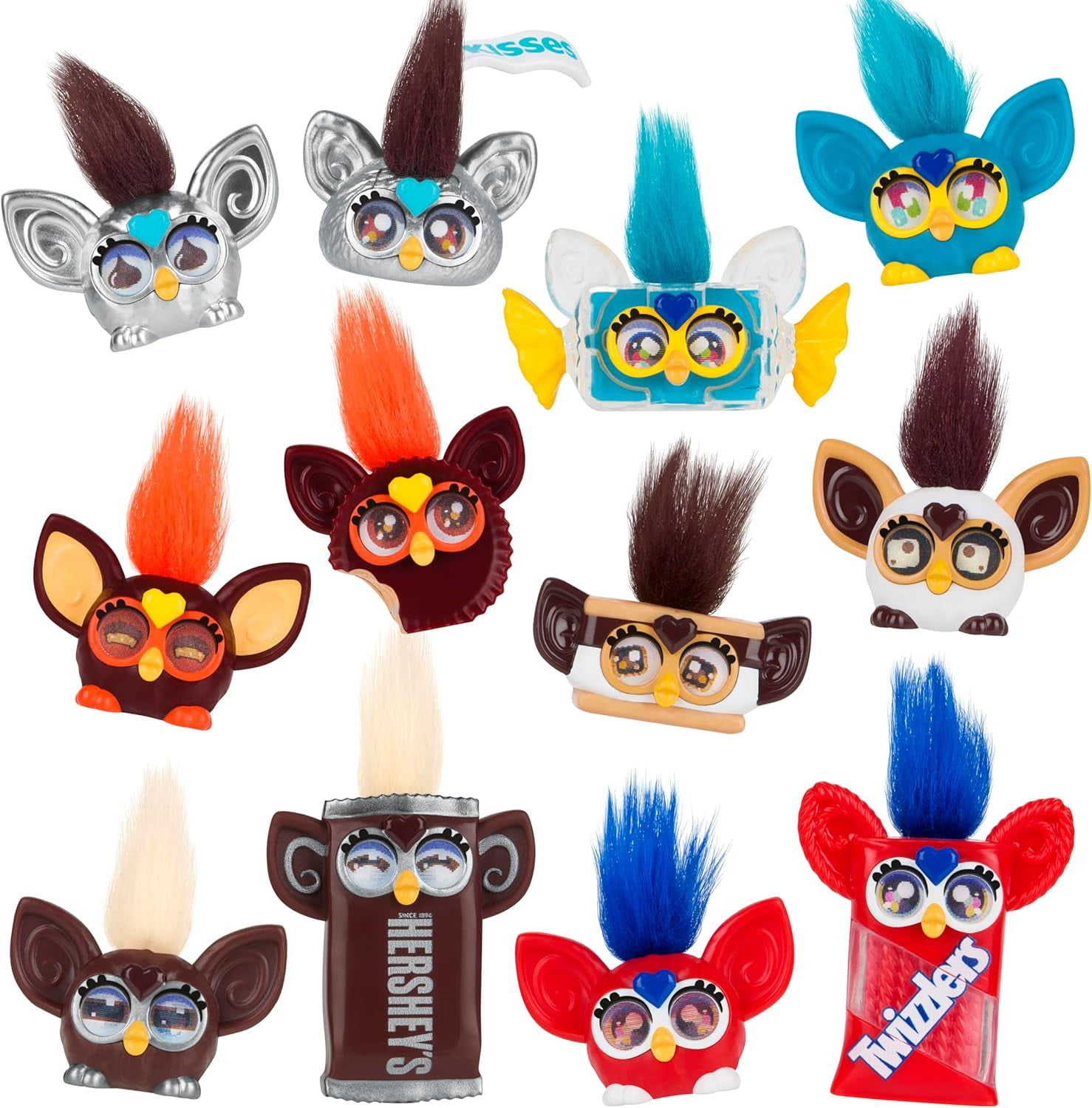Furby Minis Hershey Mystery 12-Pack (12 RANDOM Figures)