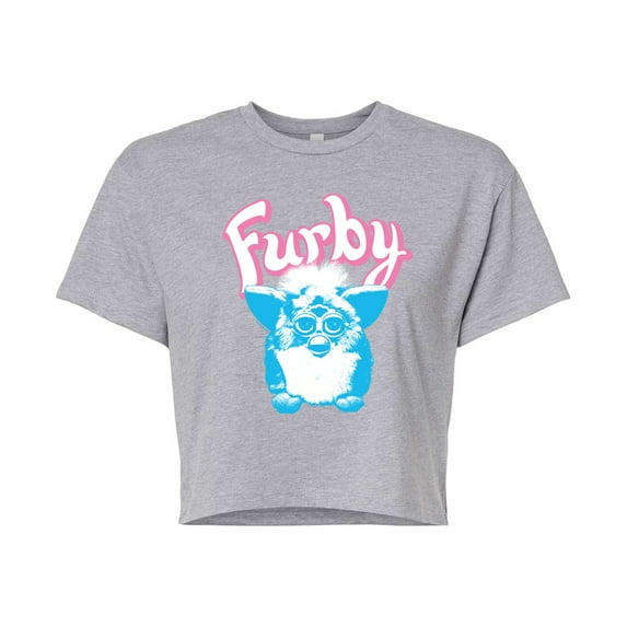 Furby - Photoreal Furby Logo - Junior's Cropped Tee