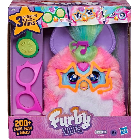 Furby Vibes Rose Berry Interactive Figure