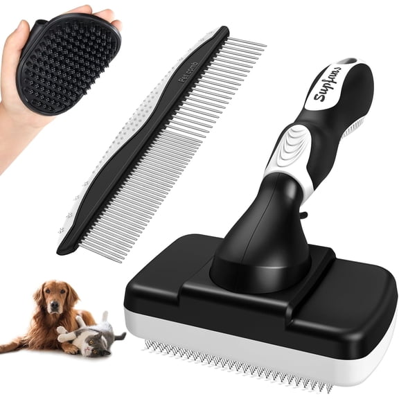FurbyEssen Dog Brush, Slicker Brush for Dogs, Dog Brush for Shedding, Dog Comb, Dog Bath Brush