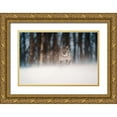 thumbnail image 1 of Furch, Lukas 24x17 Gold Ornate Wood Framed with Double Matting Museum Art Print Titled - Amidst Snowstorm, 1 of 4