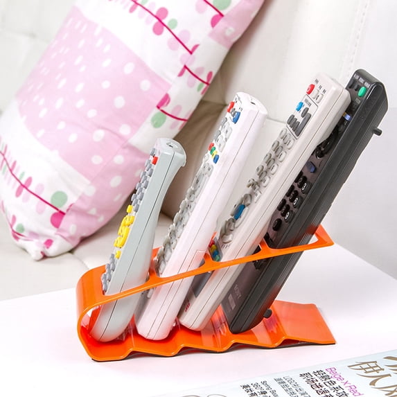 Furenl Tv Remote Control Holder Clearance, Dvd Tv Remote Control Holder Remote Control Storage Box Organizing Tool, Orange