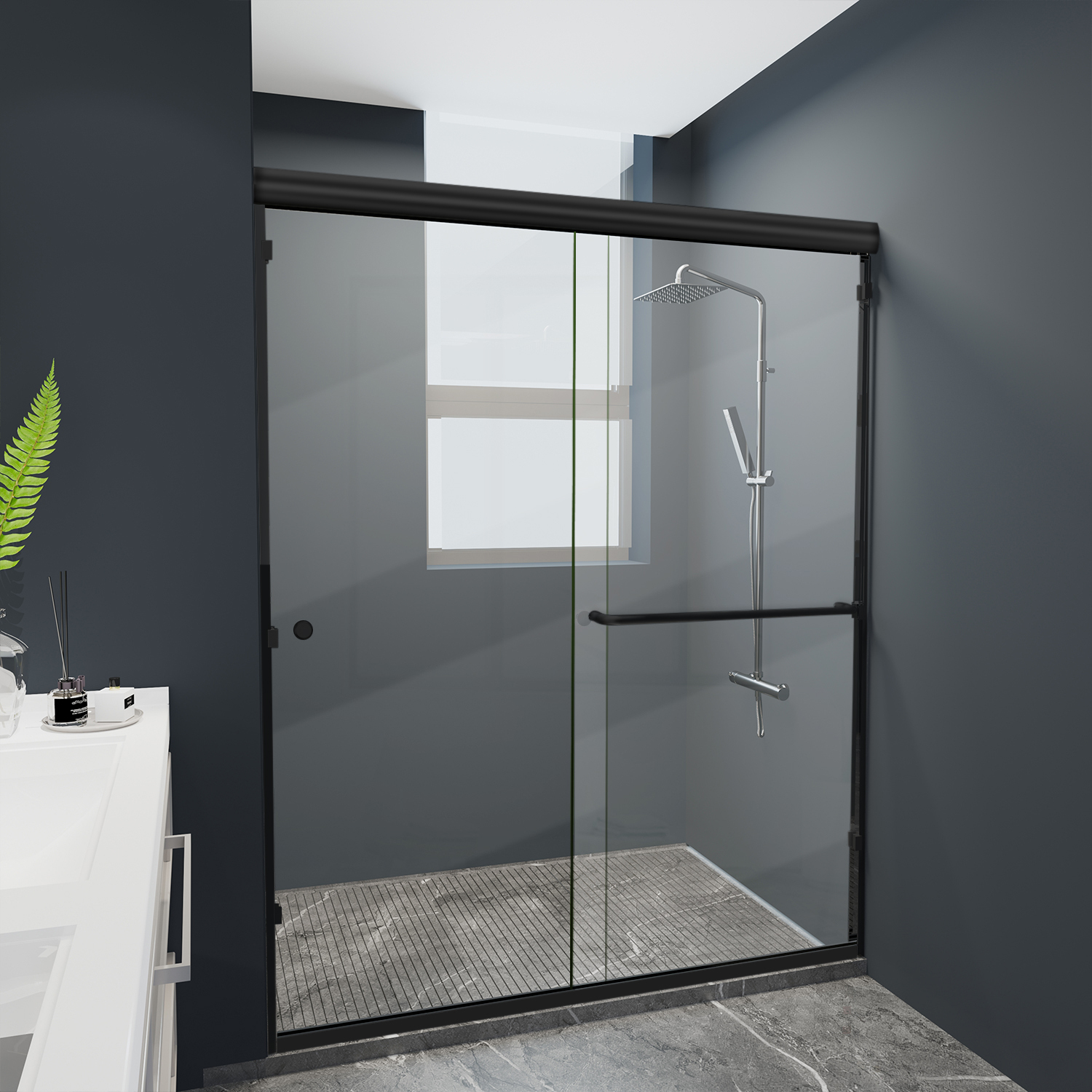 Flexible Strip Insert for Framed Swing Shower Doors 75" long