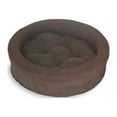 thumbnail image 1 of Furhaven 14108421 Snuggle Terry & Suede Cup - Espresso, 1 of 1