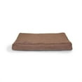 thumbnail image 1 of Furhaven 32608012 Snuggle Terry & Suede Deluxe Ortho Mat - Espresso Large Pet Bed, 1 of 5