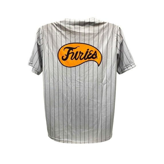 Furies Baseball Jersey Warriors Movie Uniform Pinstripe Button Gang Cobb Costume