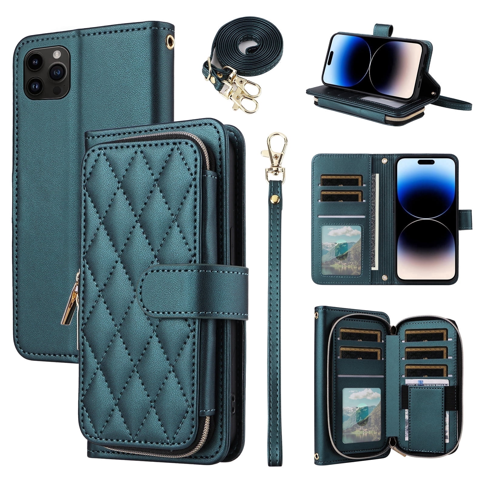 スマホアクセサリー CALEE LEATHER SMART PHONE CASE Furiet-Wallet-Case-iPhone-14-