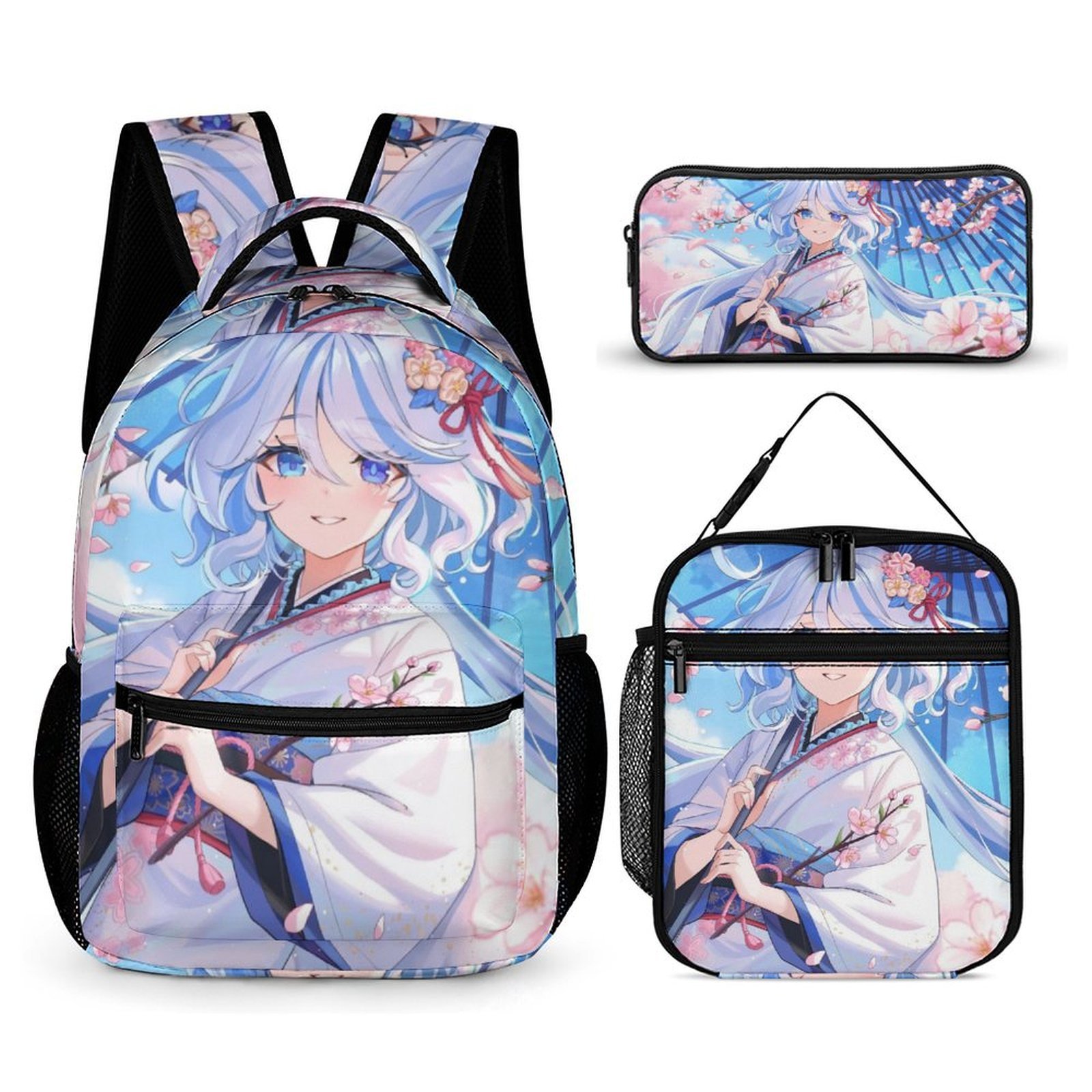 WANHONGYUE Dragon Ball Anime Canvas Backpack - Casual Student School Book Bag Daypack