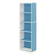 Furinno 11055 5-Tier Reversible Color Open Shelf Bookcase