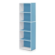 Furinno 11055 5-Tier Reversible Color Open Shelf Bookcase