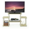 thumbnail image 1 of Furinno 11257 Turn-N-Tube No Tools Entertainment Center, Cream Faux Marble/White, 1 of 5