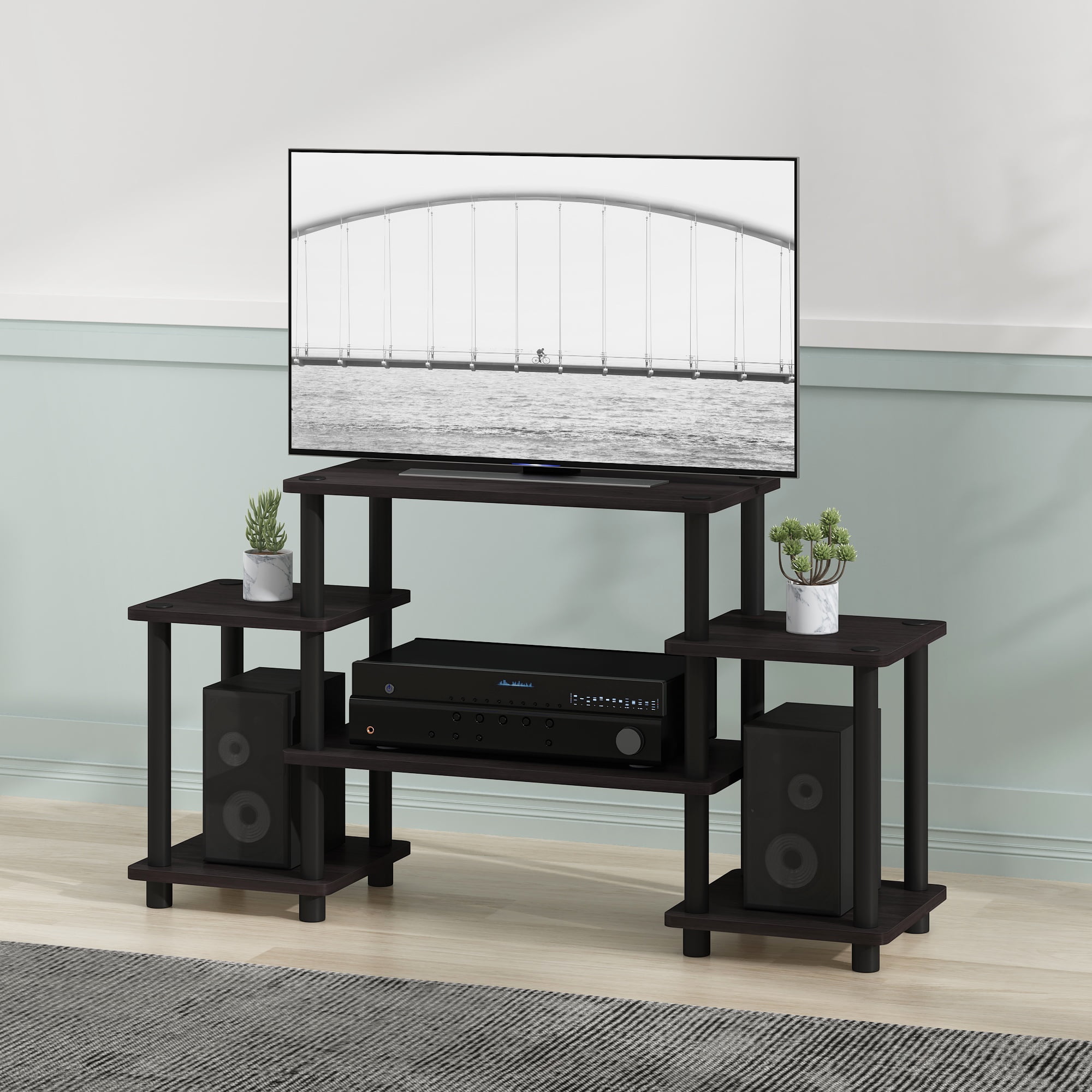 Furinno 11257 Turn-N-Tube Entertainment Center with Easy Assembly