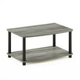 thumbnail image 1 of Furinno 13191 Turn-N-Tube No Tools 2-Tier Elevated TV Stands, Black, 24 in, Wood (11"H x 23.8"W x 15.8"D), 1 of 4