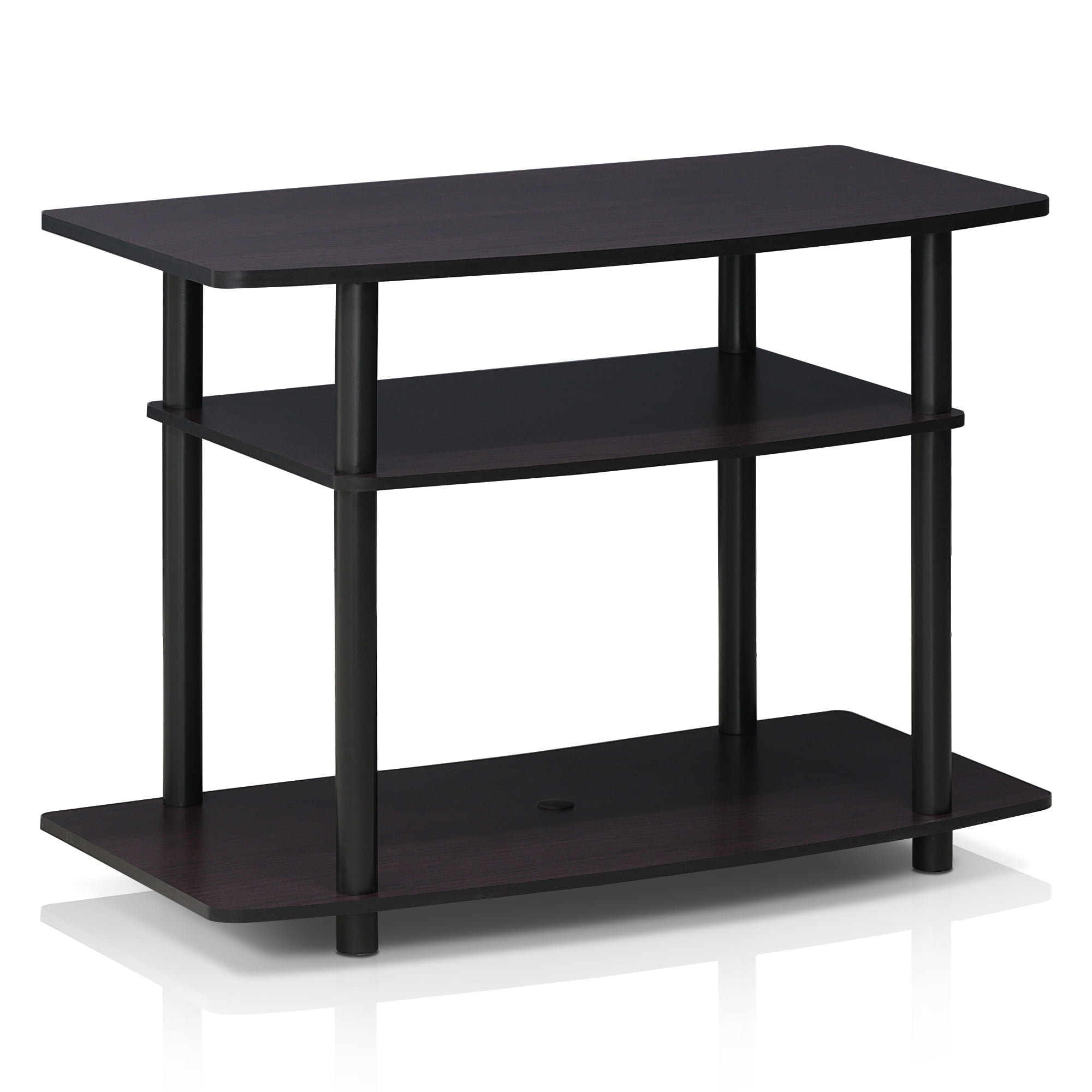 Furinno Turn-N-Tube Entertainment Center, No Tools Needed, 3-Tier