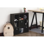 Furinno Simplistic Hallway, Kitchen Adjustable 9 - Tiers Manufactured Wood Storage Shelves with Bins