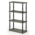 thumbnail image 1 of Furinno 18034 Turn-N-Tube 4-Tier Multipurpose Shelf Display Rack, 1 of 5