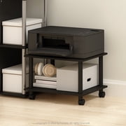 Furinno ECON Home Office Under Desk CPU and Printer Stand with Espresso/Black