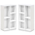 thumbnail image 1 of Furinno 5-Cube Open Shelf, White 11069WH - 2 Pack, 1 of 3