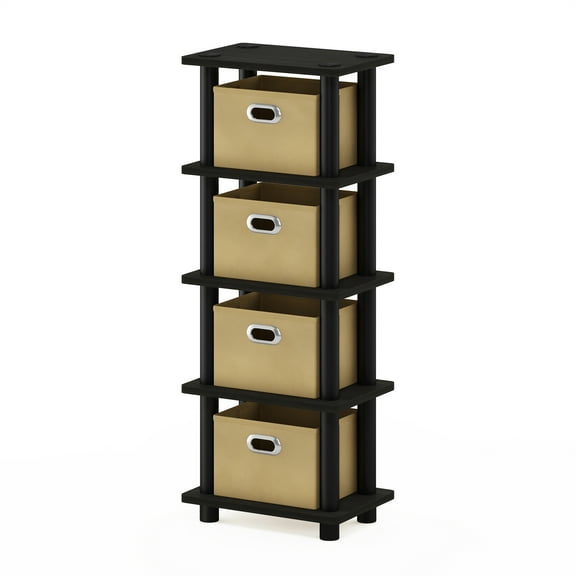 LACi 4-Bins System Rack, Espresso