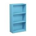 thumbnail image 1 of Furinno Basic 3-Tier Bookcase Storage Shelves, Light Blue, 99736LBL, 1 of 5