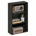 thumbnail image 1 of Furinno Basic 3-Tier Open Shelf Bookcase, Bookshelf, Storage Organizer, 7 x 17 x 26, Espresso, 1 of 4
