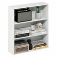 thumbnail image 1 of Furinno Basic 3-Tier Open Shelf Bookcase, Bookshelf, Storage Organizer, 7 x 24 x 26, White, 1 of 4