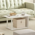 thumbnail image 1 of Furinno Basic Home Living Coffee Table, White/White, 1 of 6