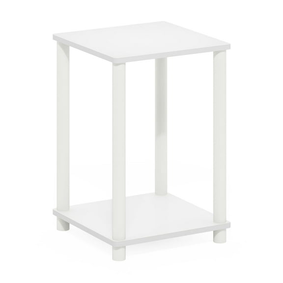 Furinno Besi Industrial Multipurpose Side Table with Metal Frame, Finn Oak