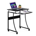 thumbnail image 1 of Furinno Besi Metal Frame Computer Desk with Keyboard Tray, Espresso FCG295EX, 1 of 5